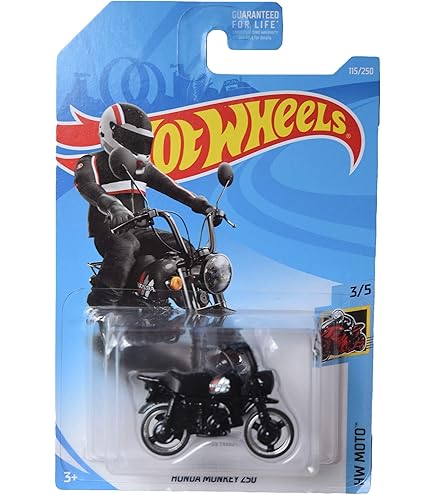 【6台セット】Hot Wheels Honda Monkey Z50コレクション Amazon | Hot Wheels, 2016 Honda Monkey Mini Bike [Black and Red
